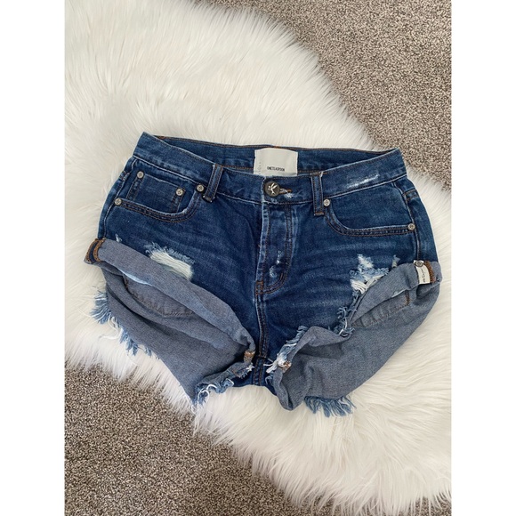 One Teaspoon Jeans Shorts